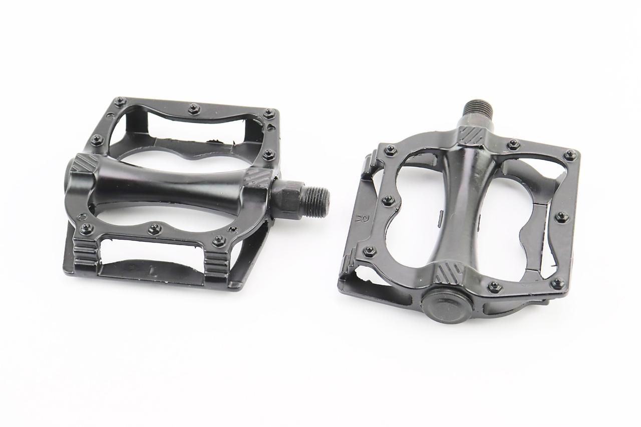 Педалі MTB широкі 9/16" (105x96x26мм) алюмінієві, чорні, ВЕЛОЗАПЧАСТИНИ, SV-411957, фото 1