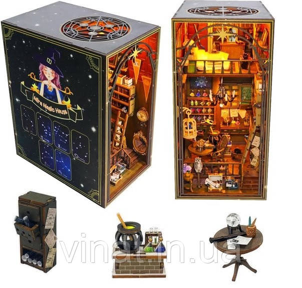 Бук Нук Чарівний будинок Міри Book Nook Mira Magic House DIY Інтер'єрний конструктор M2311