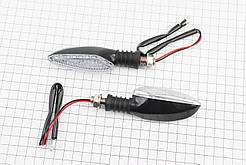 Поворотник діодний RACING, чорний малий, к-кт 2шт тип 2, ФАРИ, ПОВОРОТИ, SV-354620