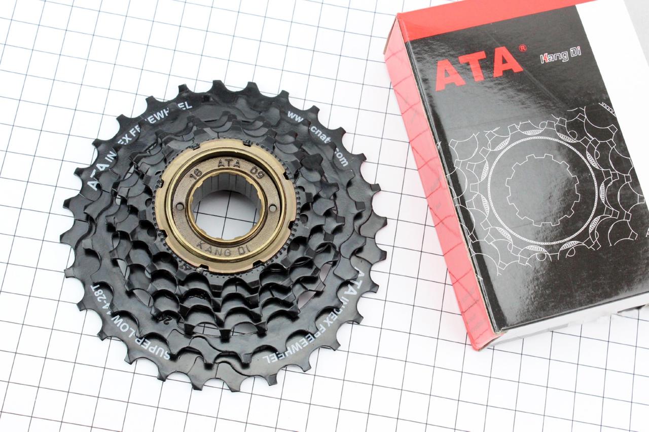 Вільнобіг 6 зірок 14.16.18.20.24.28Т index, чорний KDF-612, ВЕЛОЗАПЧАСТИНИ, SV-406315, фото 1