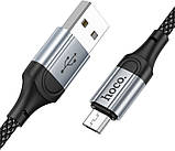 Кабель HOCO X102 Fresh MicroUSB 1m black, фото 4