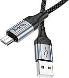 Кабель HOCO X102 Fresh MicroUSB 1m black, фото 5