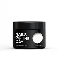 NAILSOFTHEDAY Polygel milk — Полігель напівпрозорий молочний, 30 г