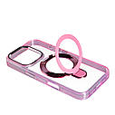 Накладка Metal Holder With Magsafe Apple iPhone 16 Pro Max,  Pink, фото 3