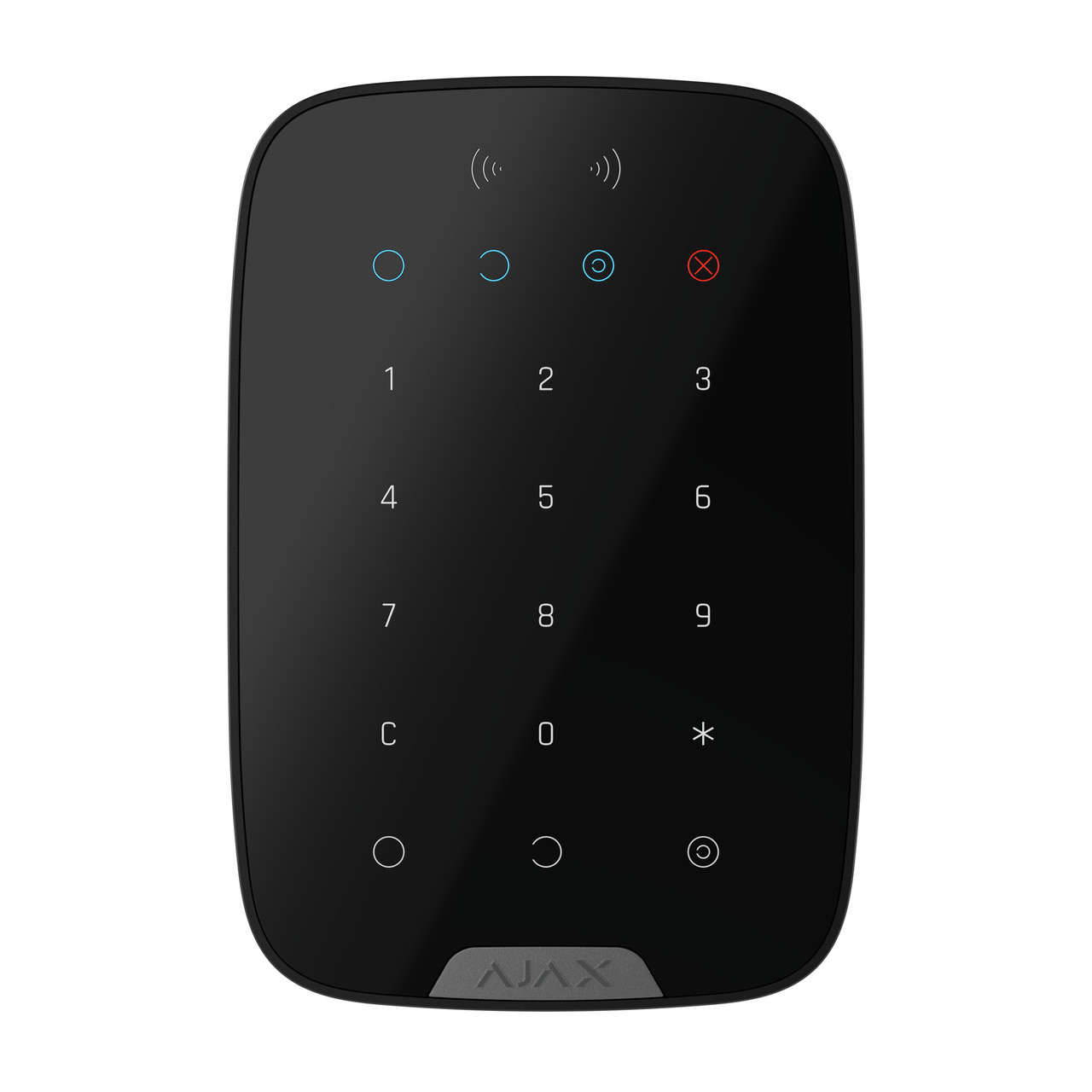 Бездротова сенсорна клавіатура Ajax KeyPad S Plus чорна