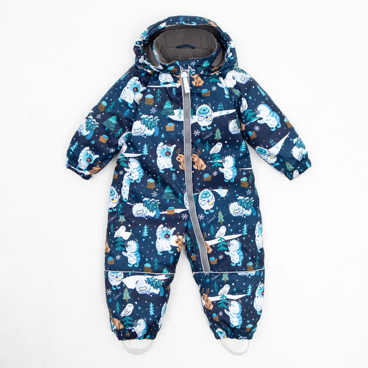 Дитячий зимовий комбінезон Аполло з утеплювачем Termoloft  Мембранна тканина Єті  принт Розмір 74-80, фото 1