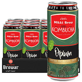 Mikki Brew Opium Комбуча з хмелем MOSAIC 330ml , 330мл