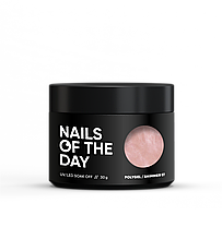 NAILSOFTHEDAY Polygel shimmer 07 — Полігель шампань з дрібним насиченим шиммером 30 мл