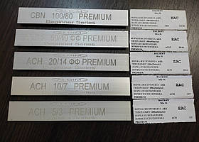 1.2 Набір брусків Ельбор МО, Алмаз ФФ Преміум 150х25х6х3 — 5 шт.