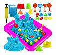 Кінетичний пісок, пісочниця + формочки Kruzzel 22712, фото 2