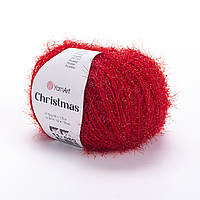 Yarnart CHRISTMAS (Крістмас) № 11 червоний (Синтетична пряжа, нитки для в'язання)