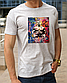Модний одяг з боксерською тематикою принт Майк Тайсон, бавовняна футболка з боксерами розмір S, фото 3