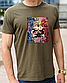 Модний одяг з боксерською тематикою принт Майк Тайсон, бавовняна футболка з боксерами розмір S, фото 4
