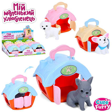 Тварина собака, перенесення, 3 види, кул., 9 шт. у дисплеї 666-21-22-23