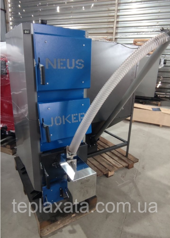 Пелетний котел з автоматичною подачею палива NEUS Joker Pellet 24 кВт
