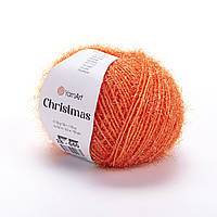 Yarnart CHRISTMAS (Крістмас) № 28 помаранчевий (Синтетична пряжа, нитки для в'язання)