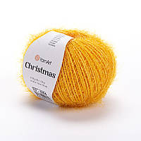 Yarnart CHRISTMAS (Крістмас) № 32 жовтий (Синтетична пряжа, нитки для в'язання)
