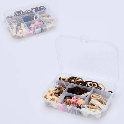 Аксесуар для волосся набір шпильок та гумок JD2664