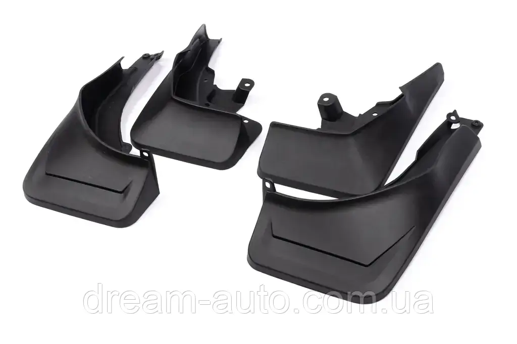 Бризковики для Mercedes GLE W167 (Пофарбовані розширювачі арок, модель з підніжками), фото 1