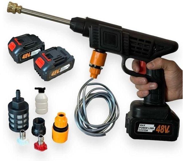 Мийка високого тиску акумуляторна з 2 акумуляторами Cleaning Gun 8559