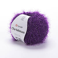 Yarnart CHRISTMAS (Крістмас) № 35 фіолетовий (Синтетична пряжа, нитки для в'язання)