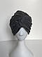 Тюрбан жіночий східний D.Hats темно сірого кольору - фото 4 - id-p368584057