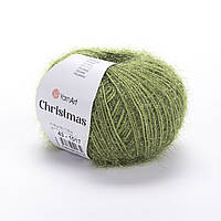 Yarnart CHRISTMAS (Крістмас) № 43 зелений (Синтетична пряжа, нитки для в'язання)