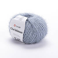 Yarnart CHRISTMAS (Крістмас) № 44 сірий (Синтетична пряжа, нитки для в'язання)