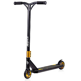 Самокат трюковий Lionelo Whizz Black Carbon Yellow Чорний