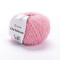 Yarnart CHRISTMAS (Крістмас) № 47 рожевий (Синтетична пряжа, нитки для в'язання)