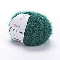 Yarnart CHRISTMAS (Крістмас) № 48 зелений (Синтетична пряжа, нитки для в'язання)