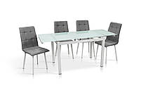 Стіл обідній скляний Венді (Білий)