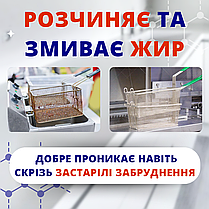 Засіб для видалення жиру кіптяви з печей гриля пароконвектомату 500 ml спрей Helper Professional, фото 3
