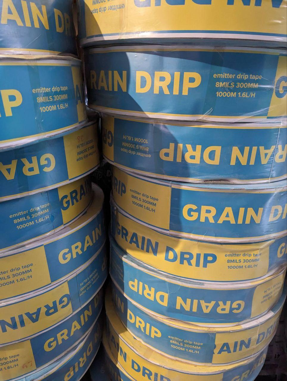 Крапельна стрічка емітерна Grain Drip 7mil 10см (1000м) 1,38л/ч, фото 1