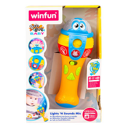 Мікрофон іграшковий зі звуками тварин WinFun 1803-NL