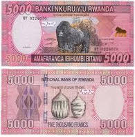 Руанда / Rwanda 5000 Francs 2014 Pick 41 UNC