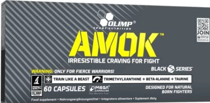 Єнергетик OLIMP Amok 60 капс