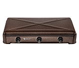 Плита газова настільна з 3 конфорками YUCEL O-300-LPG-BROWN, фото 5