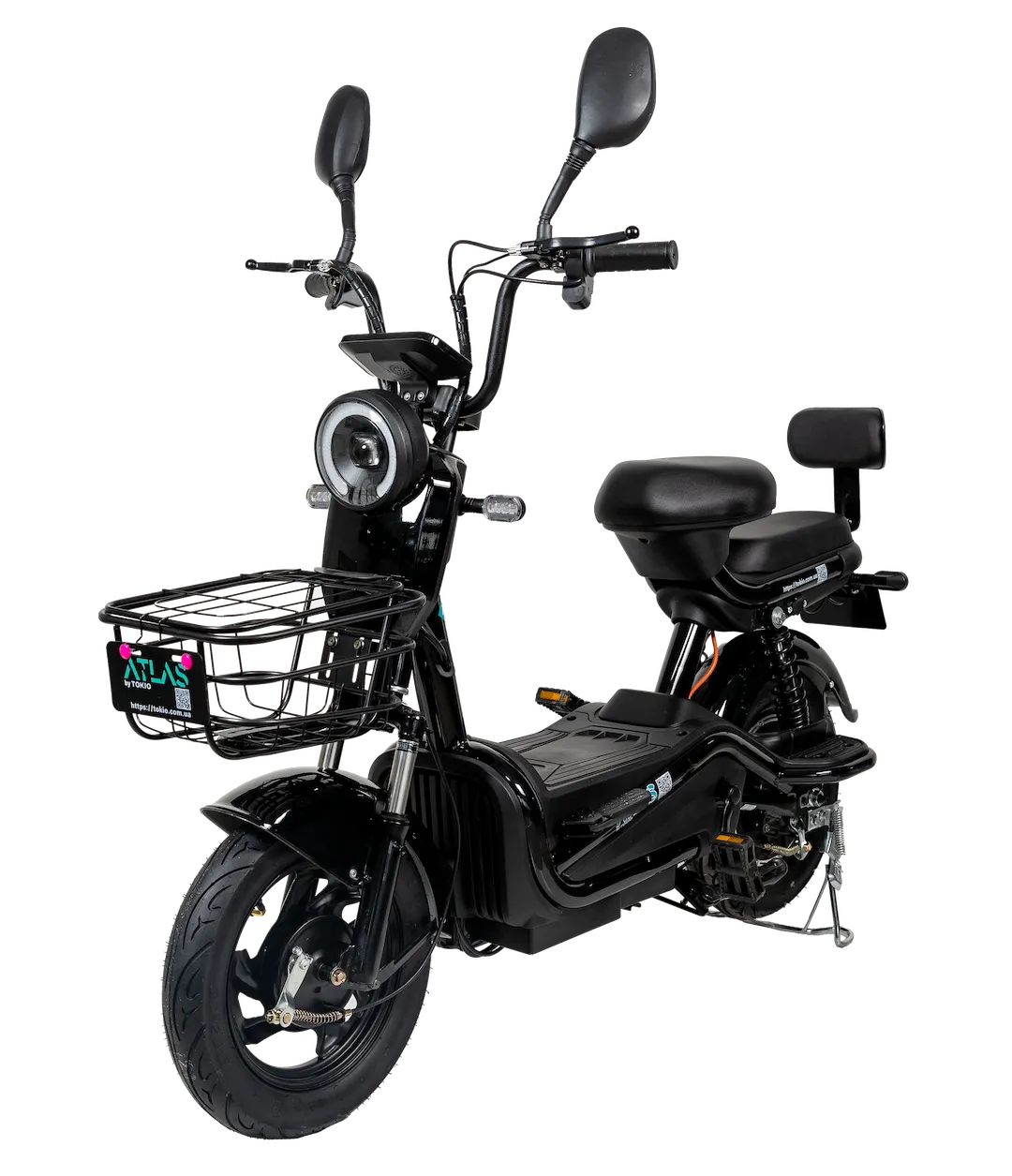 Електровелосипед Atlas Elegant 500W Атлас Чорний. Безкоштовна доставка