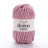 Yarnart DOLCE MAXI (Дольче Максі) № 769 пудра (Пряжа плюшева, нитки велюрові для в'язання)