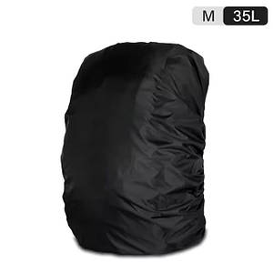 Накидка чохол на рюкзак від дощу (чорний) rain cover 35 л