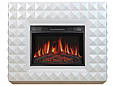 Камінокомплект ArtiFlame Diamond AF23S білий з обігрівом і звуком горіння вогню, фото 3