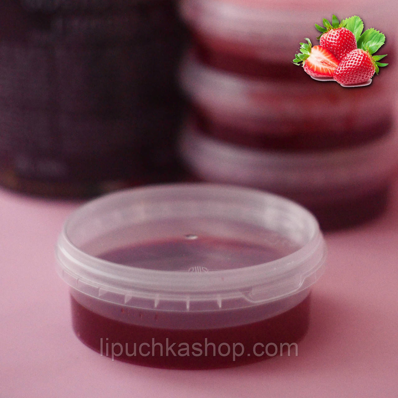 Концентрована паста Fugar Fragola (полуниця), 100 грам, фото 1