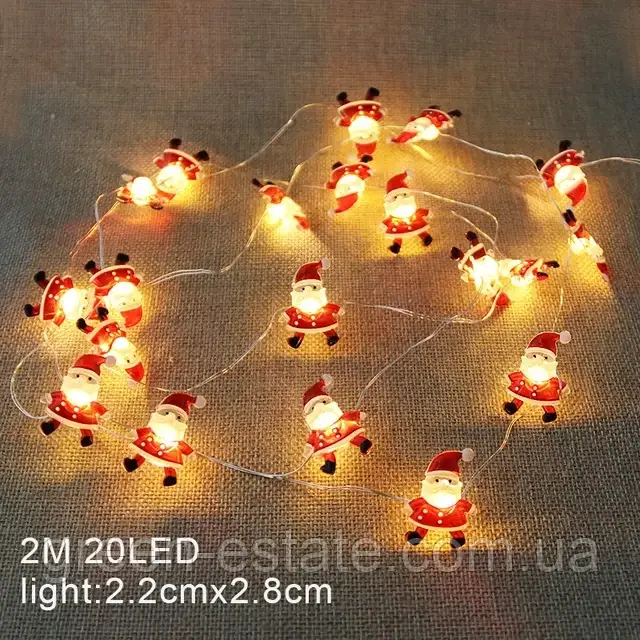 Гірлянда на батарейках 2R6 2м 20led