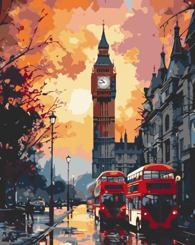 Малюнок по цифрам ArtCraft Біг Бен (ACR-11045-AC) 40 х 50 см, фото 1