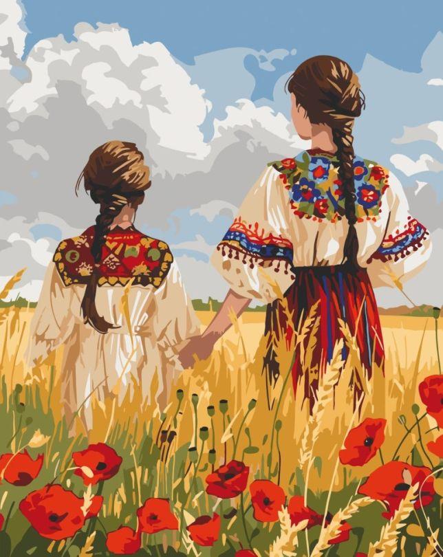 Картина за номерами ArtCraft Україночки (ACR-B-10136-AC) 40 х 50 см, фото 1