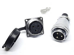 Роз'єм WS28-3P 3 контакти пари