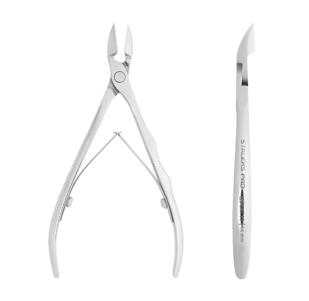 Професійні кусачки Staleks Pro Expert NE-11-14 (14 мм) для манікюру з нержавіючої сталі