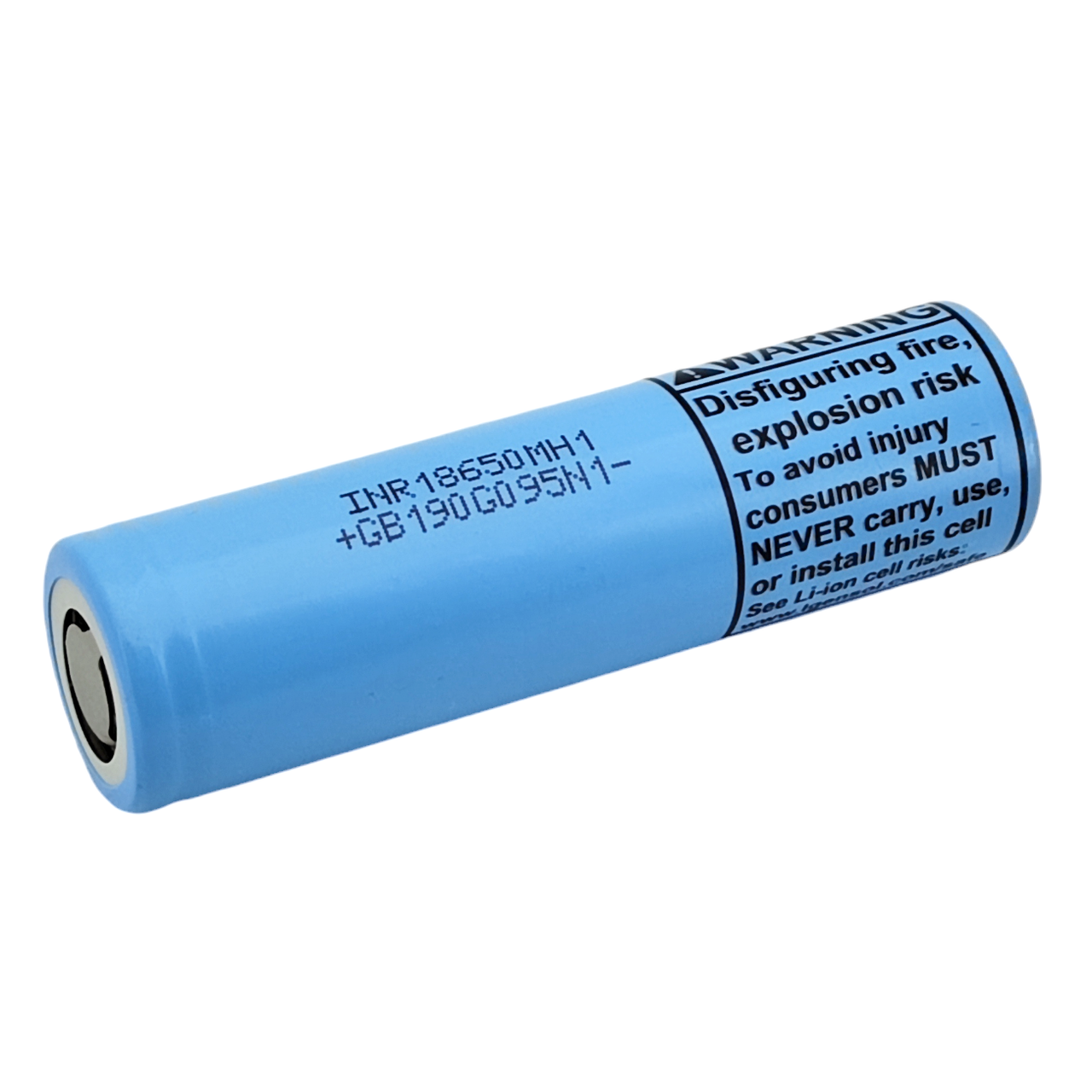 Акумулятор 18650 Li-ion ICR18650-MH1, 3100 mA/h 3.7V, б/захисту 10A