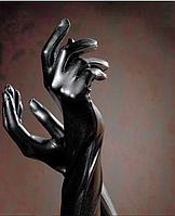 Латексні рукавички чорні еротично